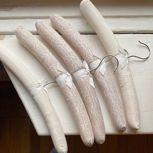 Elegant Cream Padded Hangers